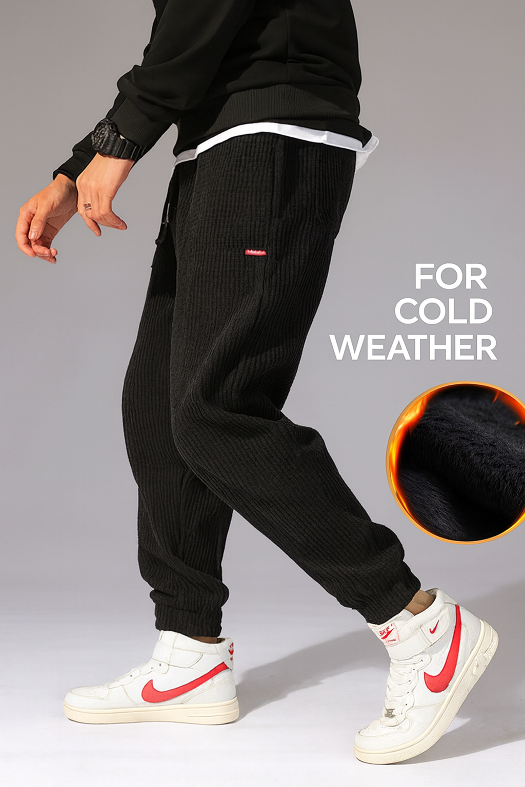 Preston Harlow Corduroy Jogger Pants – Vintage Texture, Modern Comfort