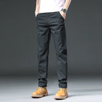 Straight-Fit Casual Pants