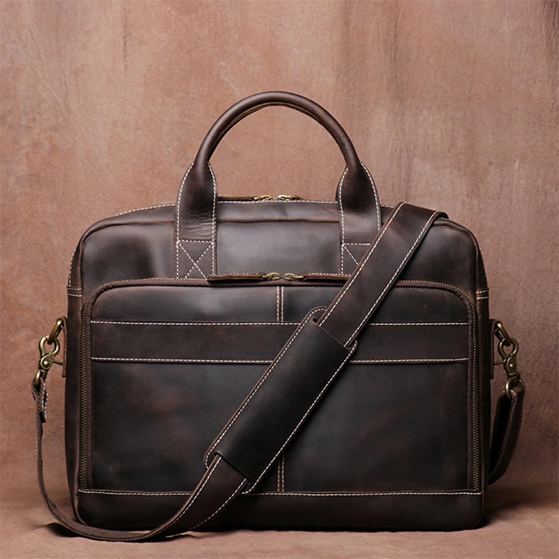 GURO Collection Executive Cowhide Briefcase