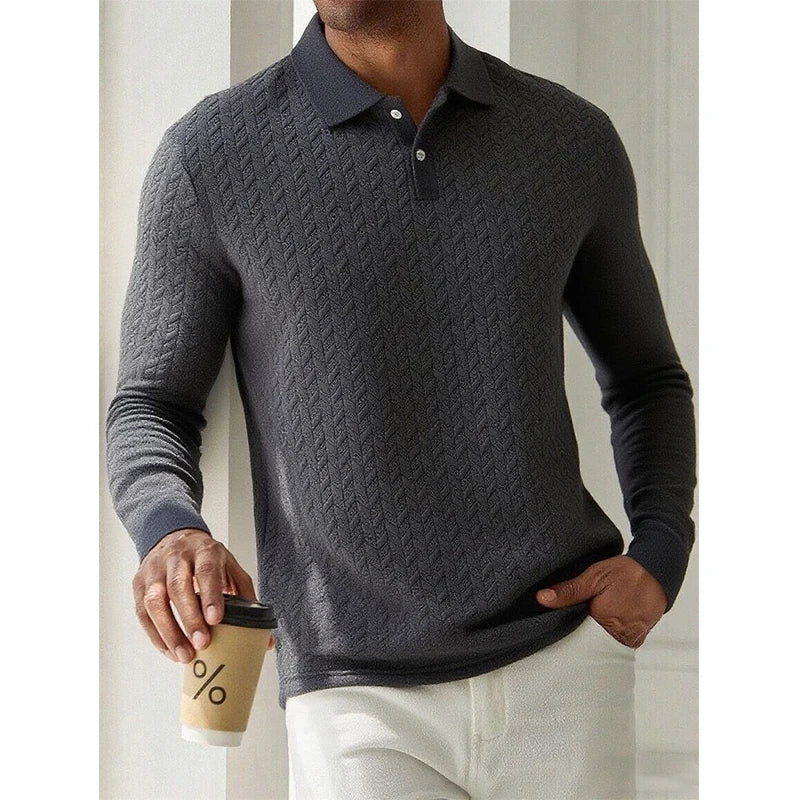 Preston Harlow Long-Sleeve Premium Polo