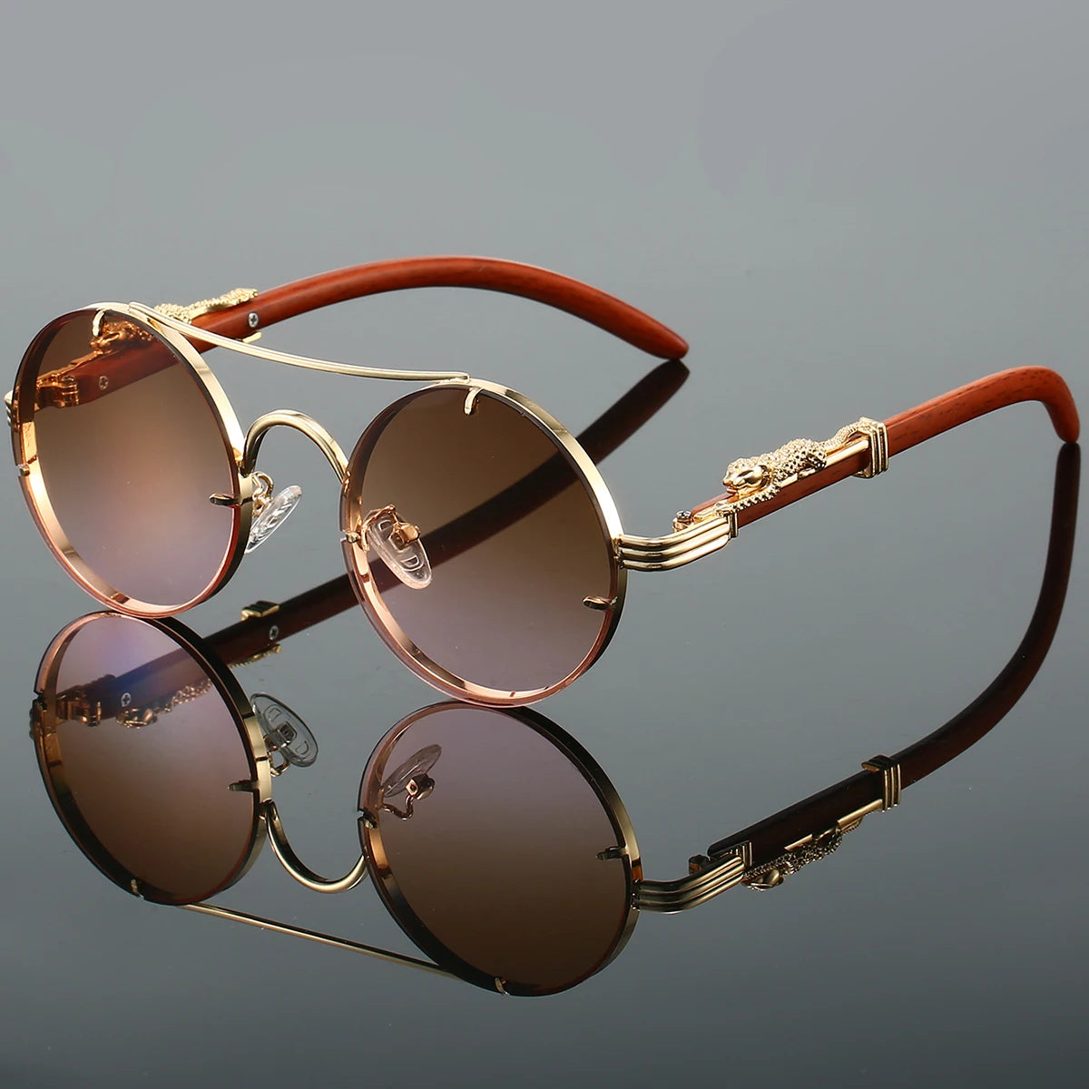 Harlow Vintage Round Sunglasses