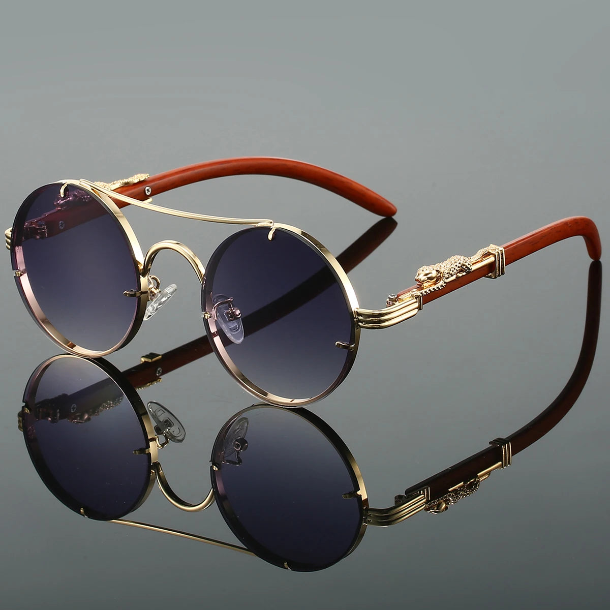 Harlow Vintage Round Sunglasses