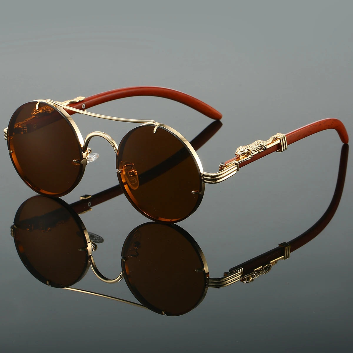 Harlow Vintage Round Sunglasses