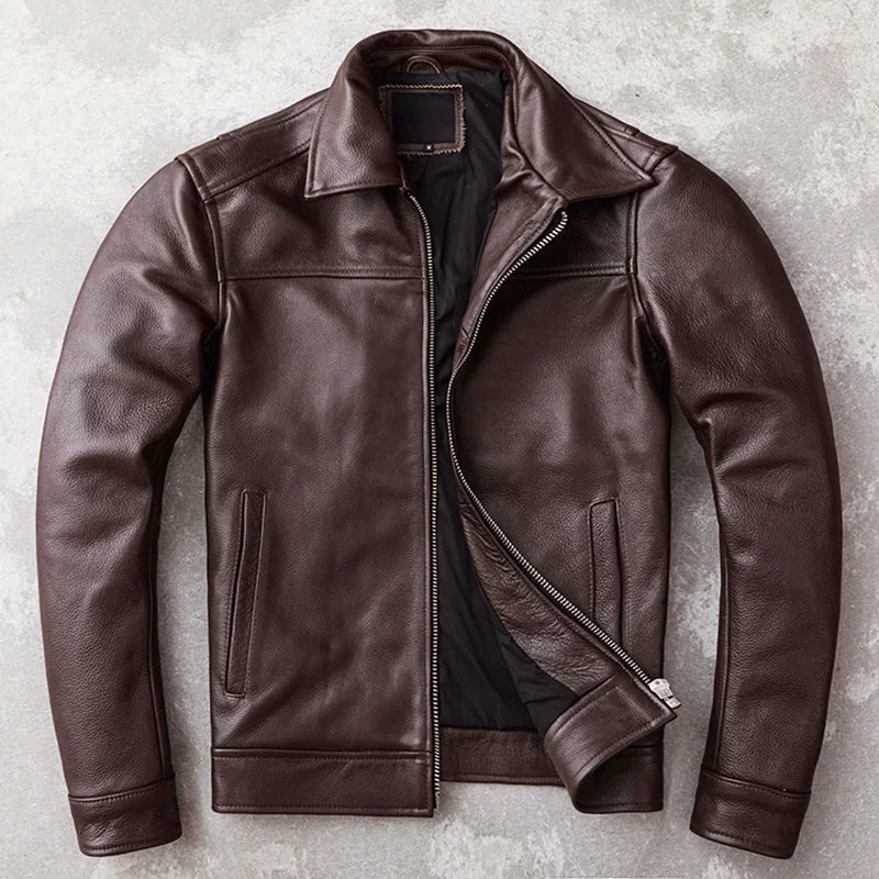 Genuine Leather Racer Jacket