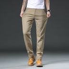 Straight-Fit Casual Pants
