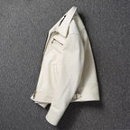Preston Harlow RLEIMUS Genuine White Leather Jacket