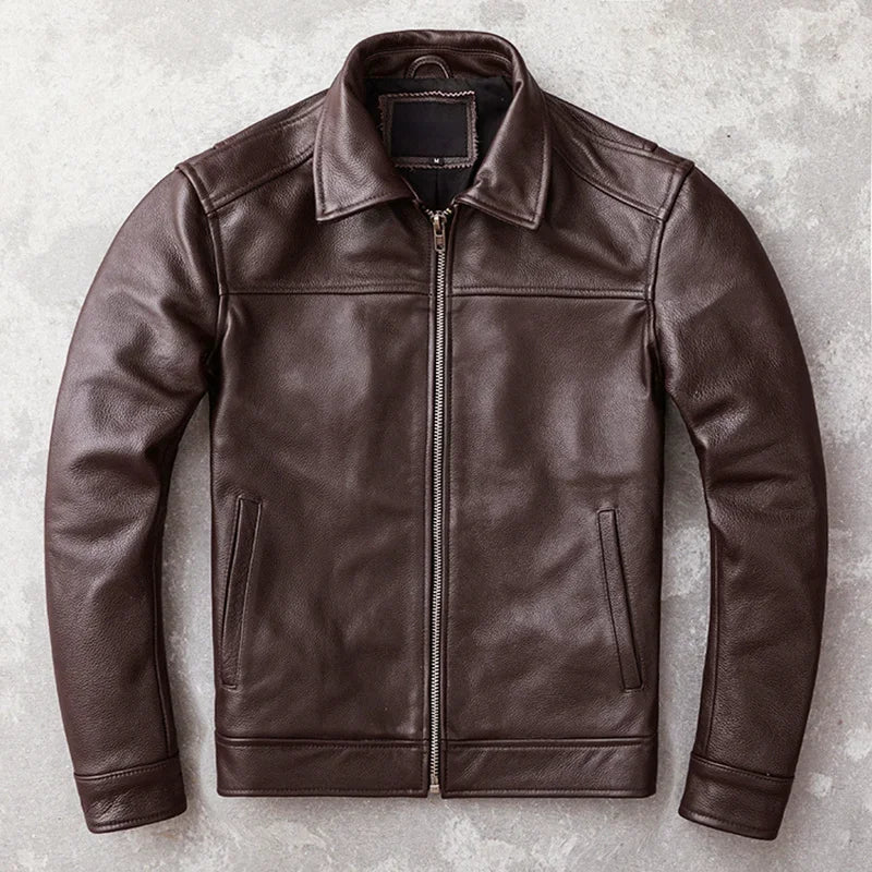 Genuine Leather Racer Jacket