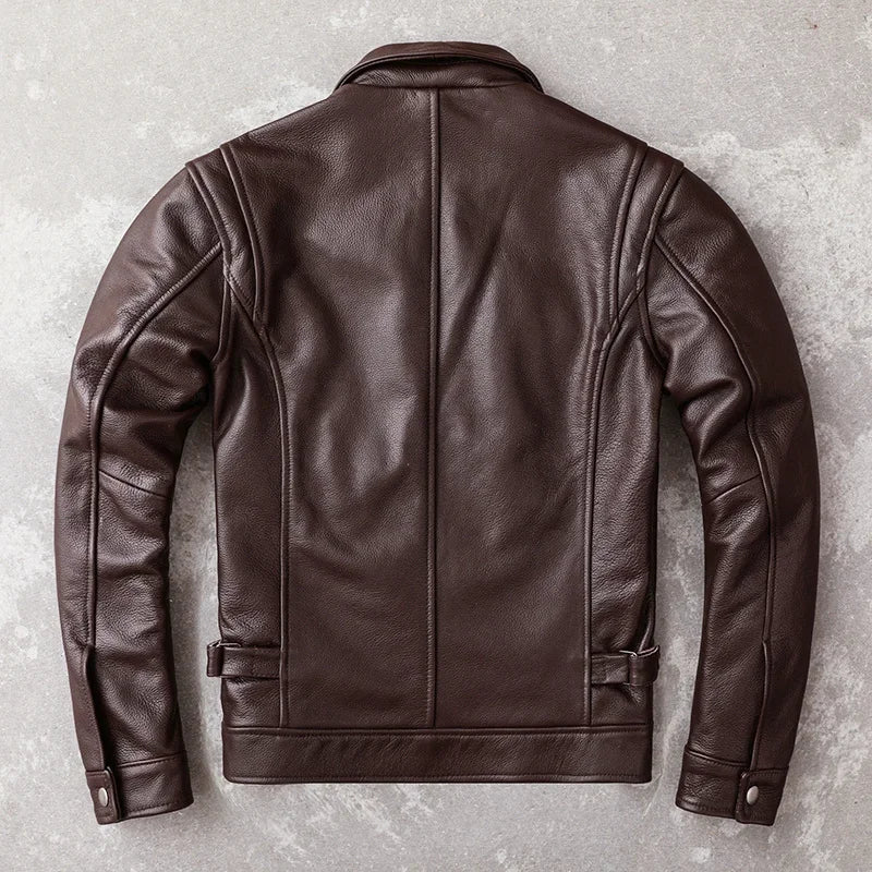 Genuine Leather Racer Jacket