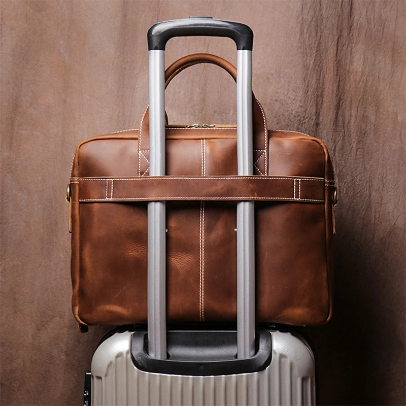 GURO Collection Executive Cowhide Briefcase