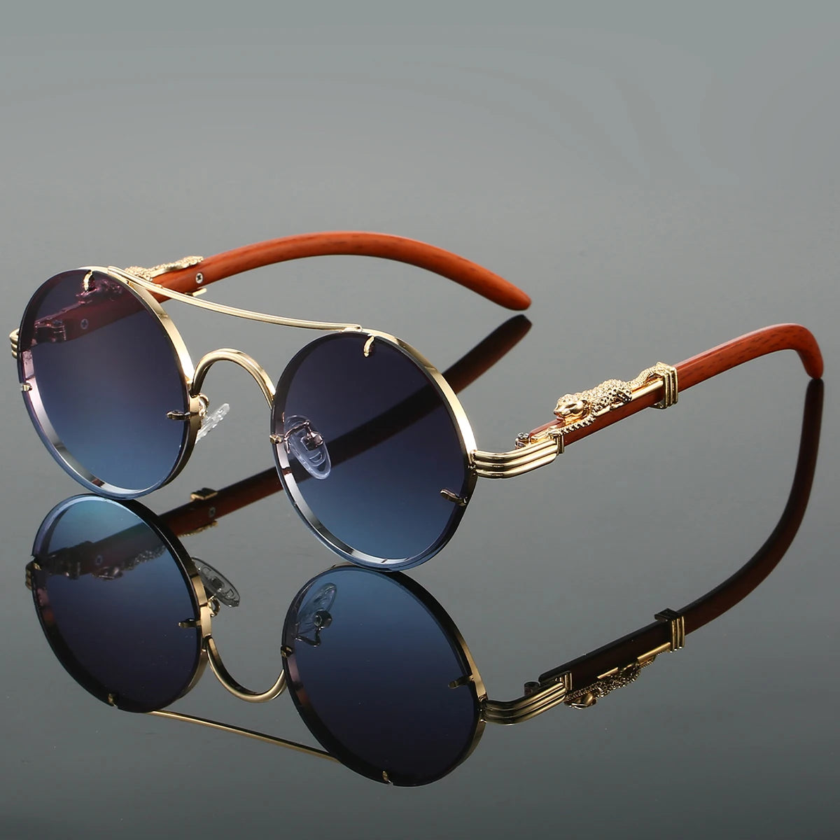 Harlow Vintage Round Sunglasses