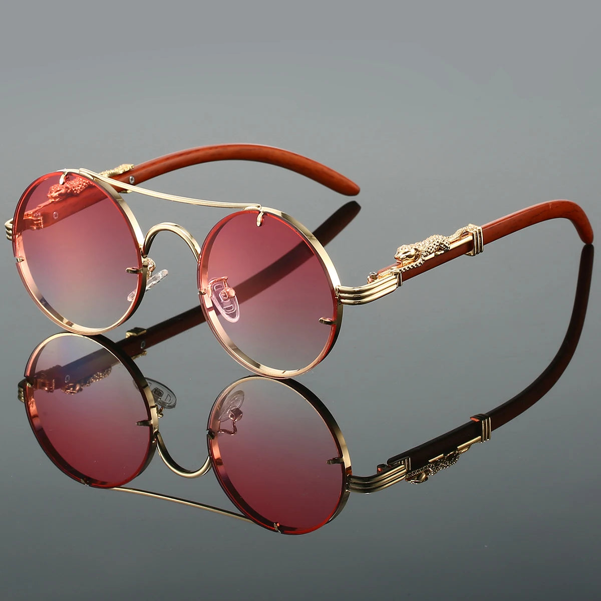 Harlow Vintage Round Sunglasses