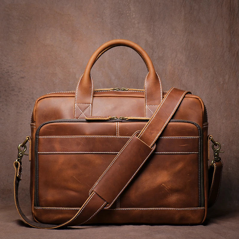 GURO Collection Executive Cowhide Briefcase