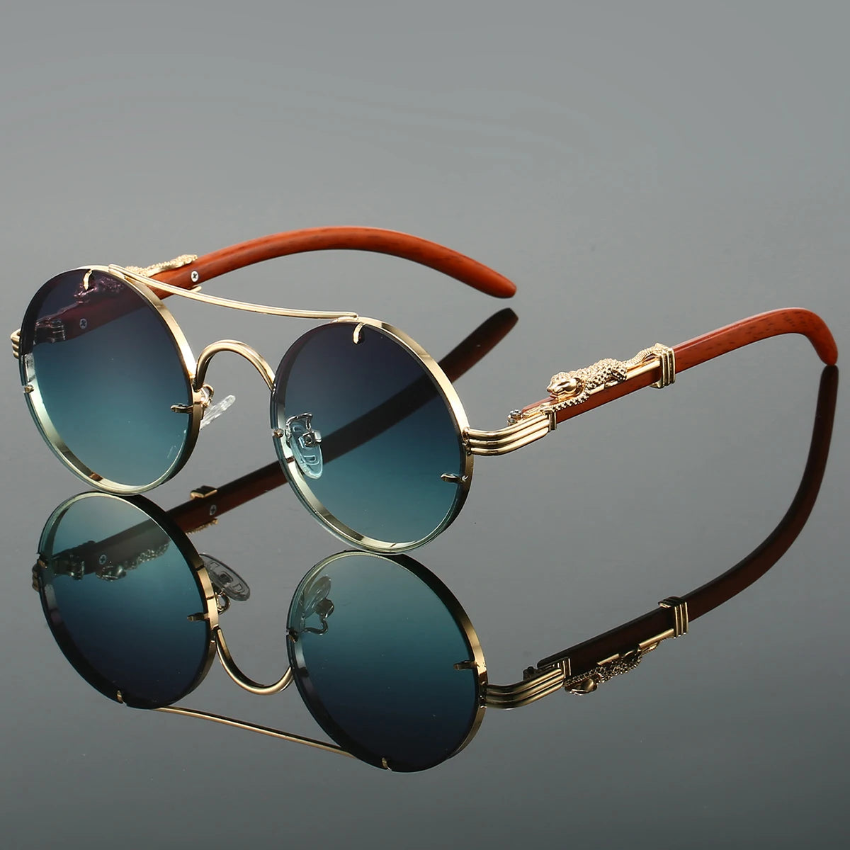 Harlow Vintage Round Sunglasses